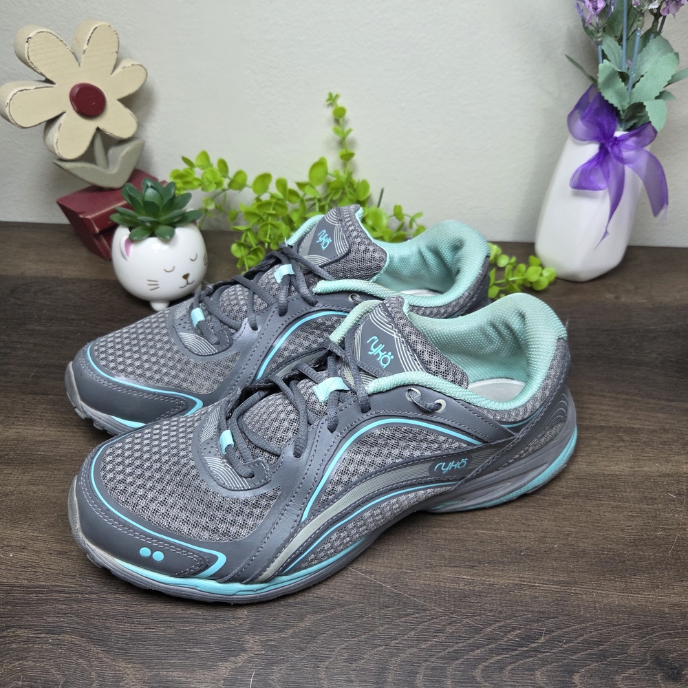 Ryka Sky Walk Women's Size 9.5 US Walking Shoes Frost Grey Iron Grey #0051